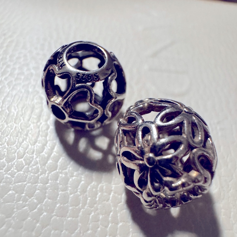 Authentic Pandora charm X2